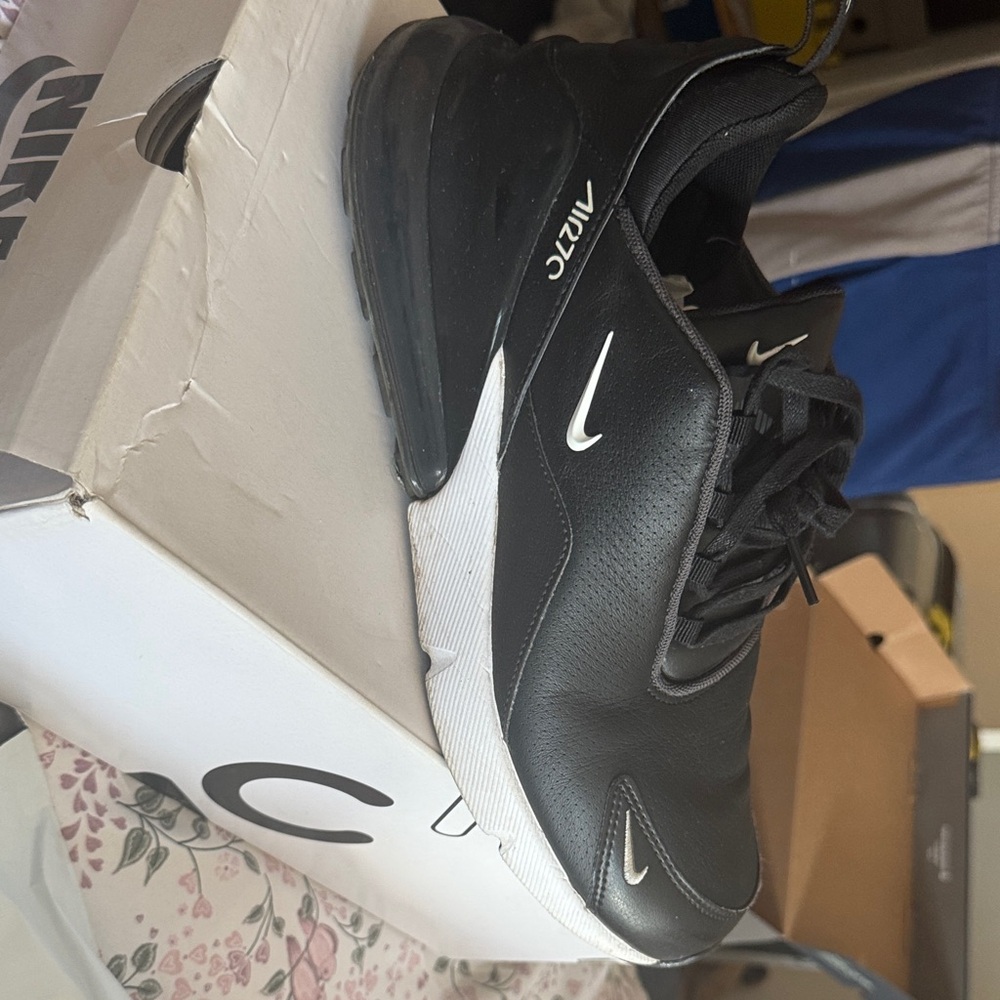 Nike Air Max Black and White Men's Sneakers